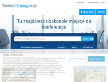 Tablet Screenshot of krakow.salekonferencyjne.pl
